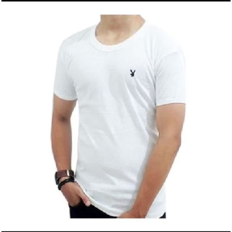 kaos cowok playboy polos