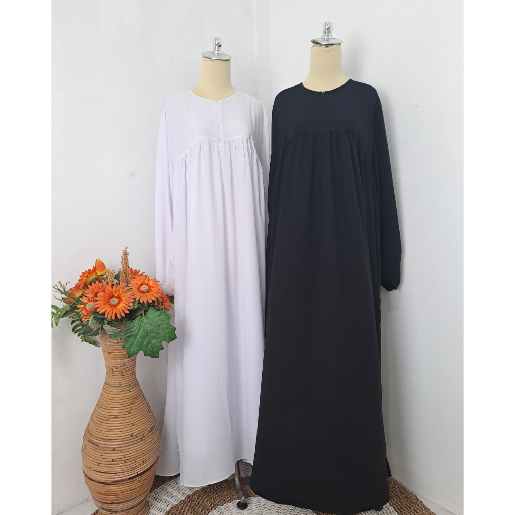 Khadijah Series Gamis  by Dehumairoh / Gamis Black Series / Gamis Cantik / Gamis Hitam Series / Gami