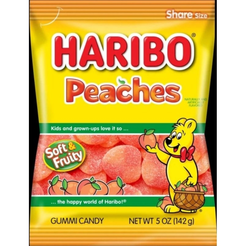

Permen Jelly Haribo Peaches