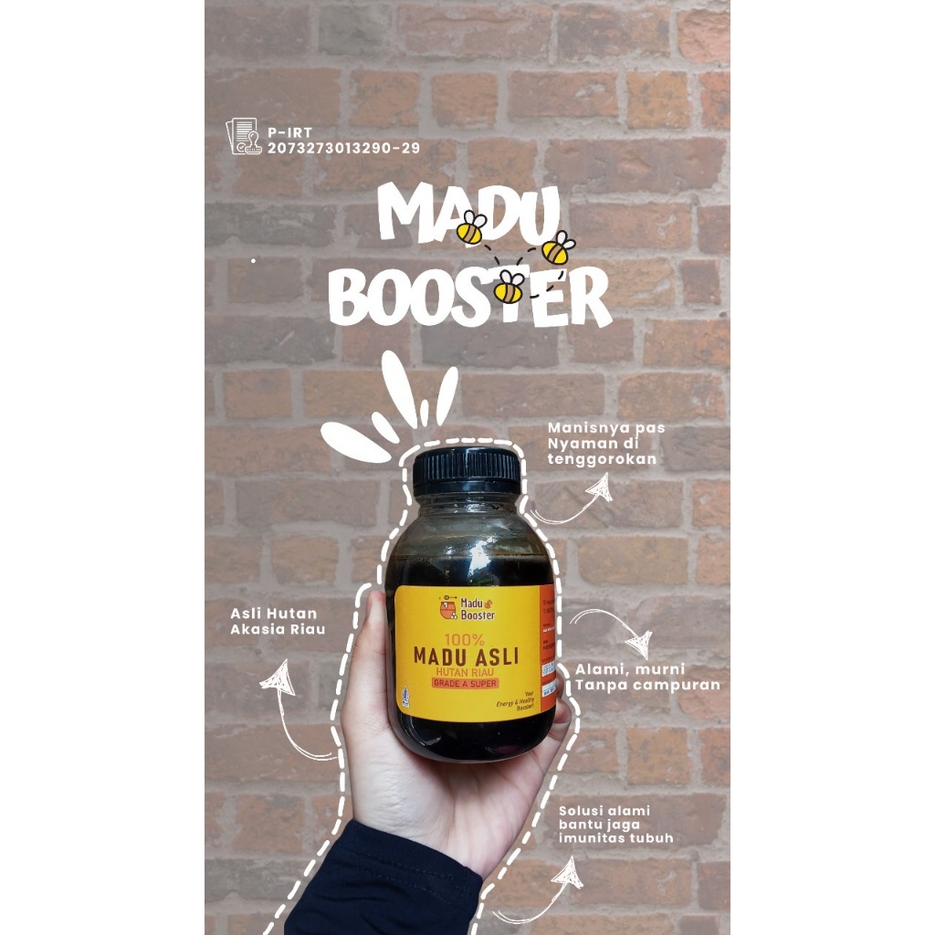 

Madu Booster - Madu Asli Murni 300ml