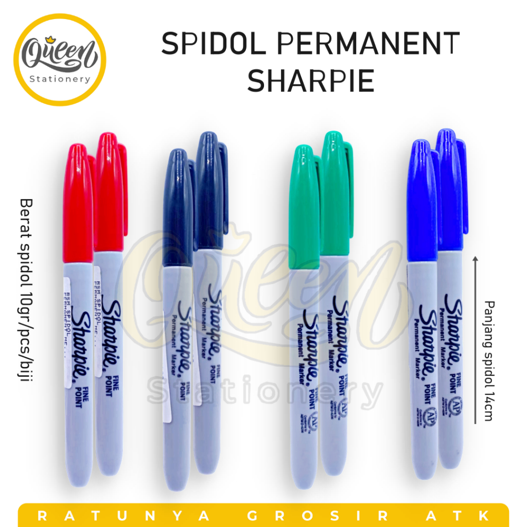

1 PCS SPIDOL PERMANENT SHARPIE / PERMANENT MARKER