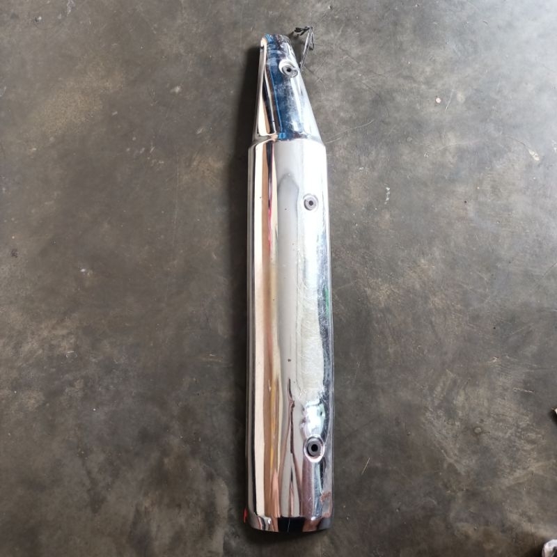Tameng cover tutup pelindung knalpot Honda Megapro primus mp primus asli lepasan motor murah