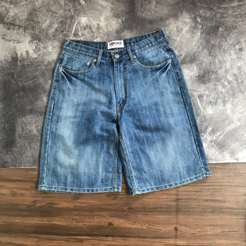 Celana pendek jeans versace bekas second