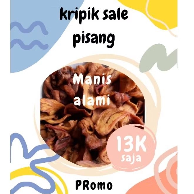 

Kripik Sale Pisang 1Kg khas kebumen (Packing Kardus)
