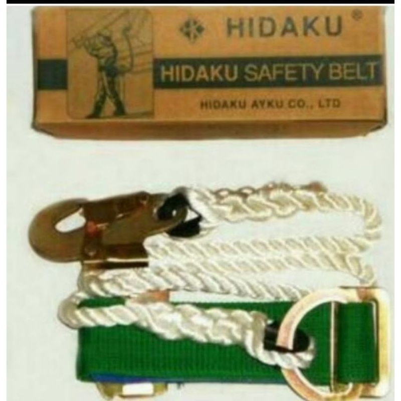 safety belt hidaku / tali pengaman kerja ( pinggang) hidaku / safety belt