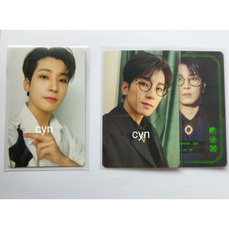 WTS pc photocard seventeen wonwoo dvd incomplete gameboi potter official