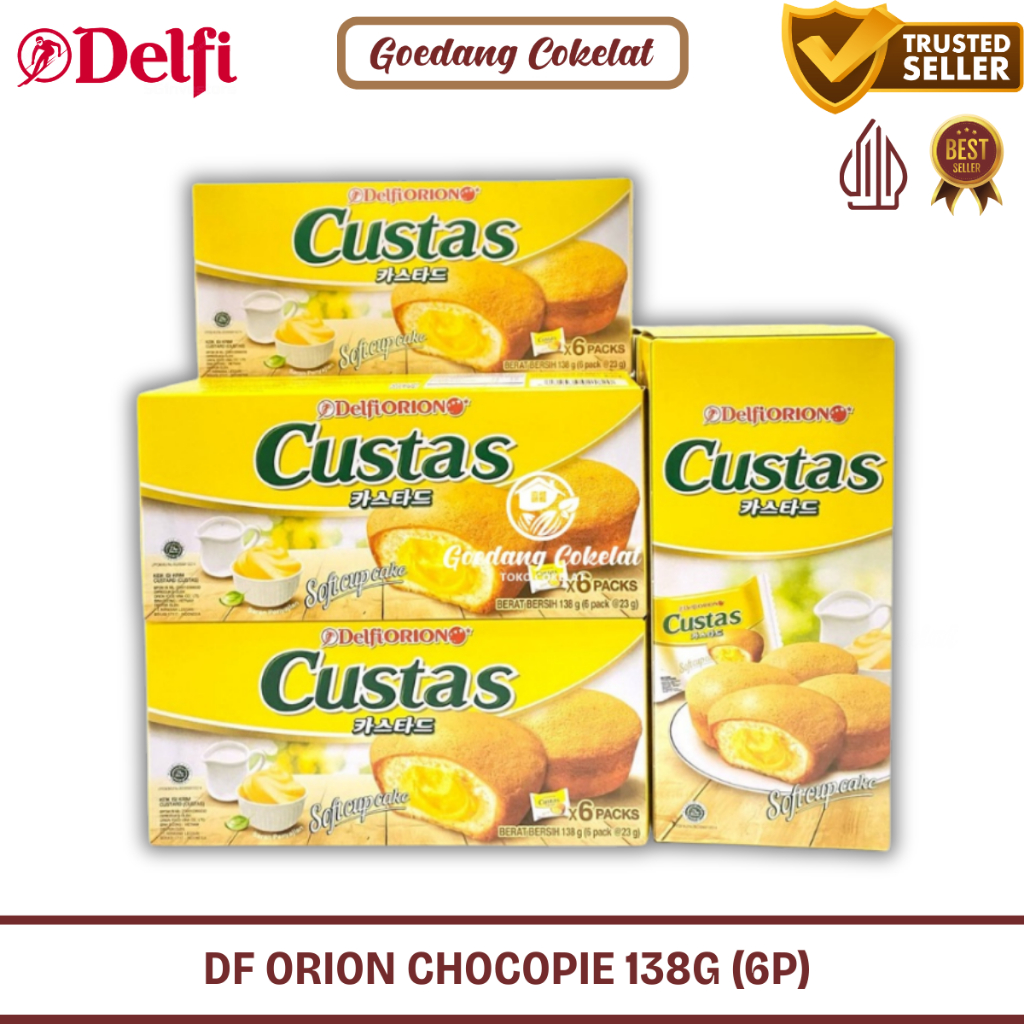 

Delfi Orion Custas Soft Cup Cake 138gr ( 6 pcs x 23 gr )