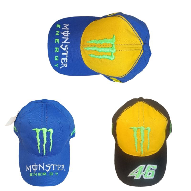 Topi Baseball Motogp Monster Sponsor energy Valentino 46 Rossi