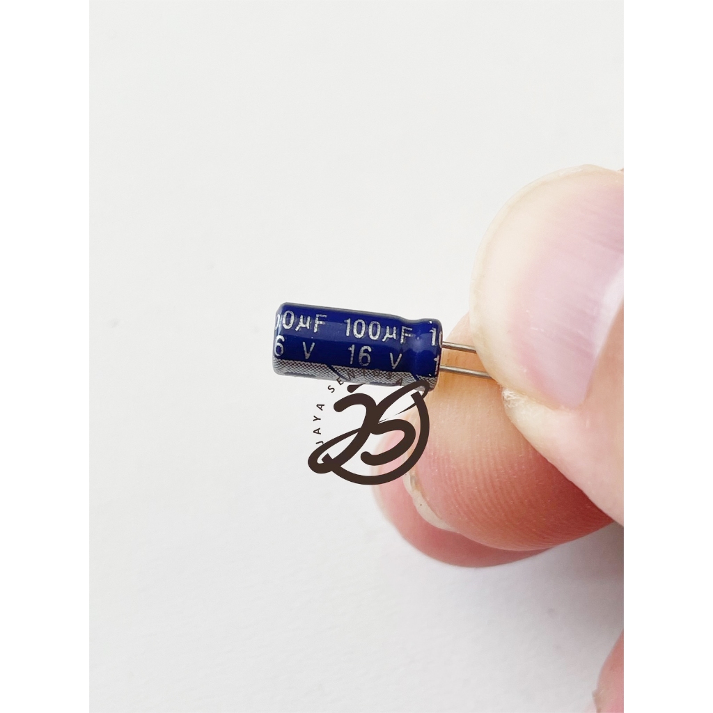 1000 BUAH ELCO 100UF 16V KAPASITOR CAPACITOR ELCO KAPASITOR ELKO KAPASITOR 100 UF 16 V ups st