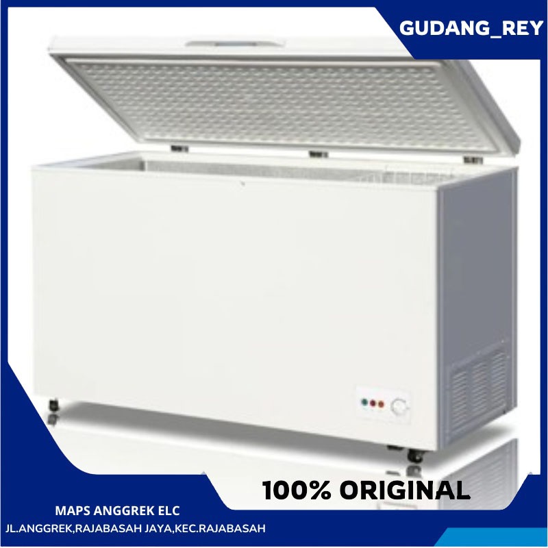 FREEZER CHEEST BOX MIDEA HS 543 CK KAPASITAS 500 LITER ORIGINAL GARANSI RESMI