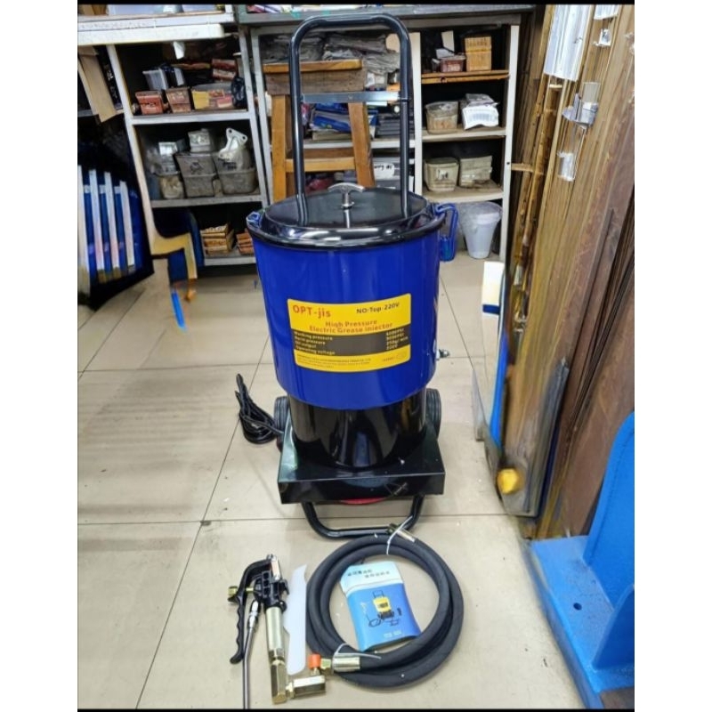 Electric grease pump 15L pompa gemuk Listrik 15L weka germany