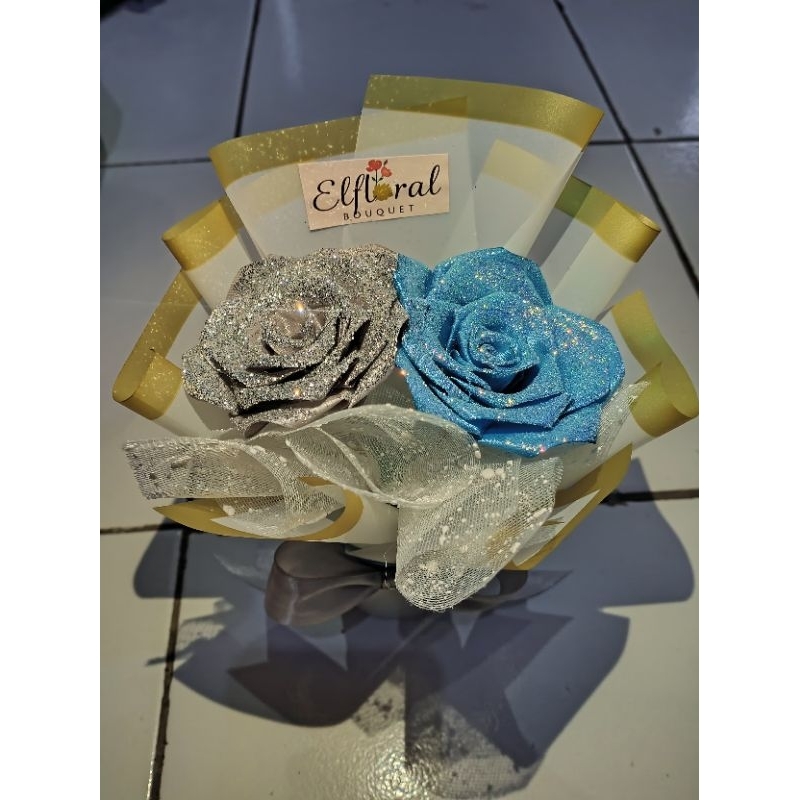 

2 Tangkai Buket Pita Satin