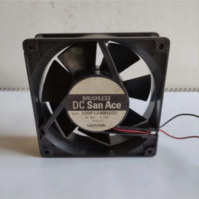 Brushless Fan DC 48v 0.15 Fan DC Ball Bearing San Ace 12cm