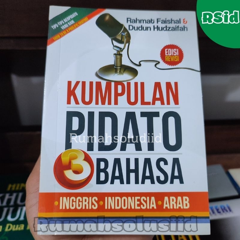 Kumpulan Pidato Tiga Bahasa - Kumpulan Pidato 3 Bahasa Pustaka Arafah A6