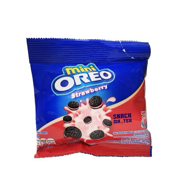 

Mini Oreo Biskuit Satuan Original 20.4g Untuk Traveling Original Coklat Strawberry