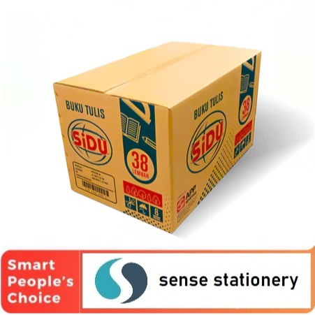 

Buku Tulis Sinar Dunia SIDU Random Character 38 Lembar (1 Box Isi 32 Pack / 320 Buku)