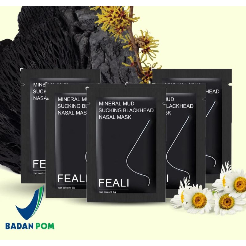 Feali Blackhead Mask | Feali Masker Komedo | Mask Komedo