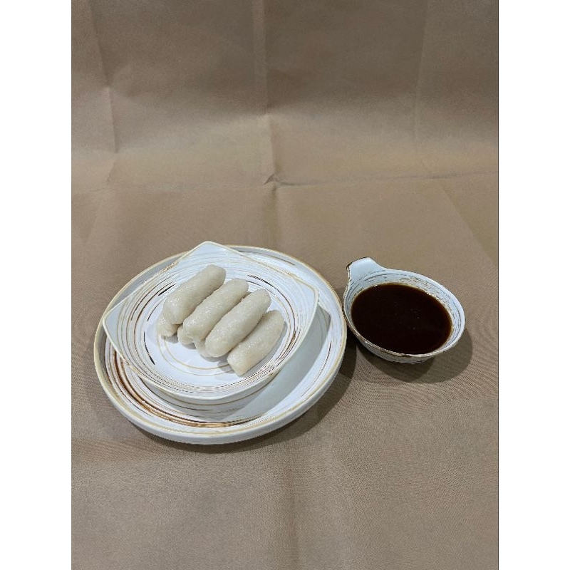 

Pempek Lenjer Kecil Palembang isi 5 pcs Frozen Mpek Empek Vacuum Pack