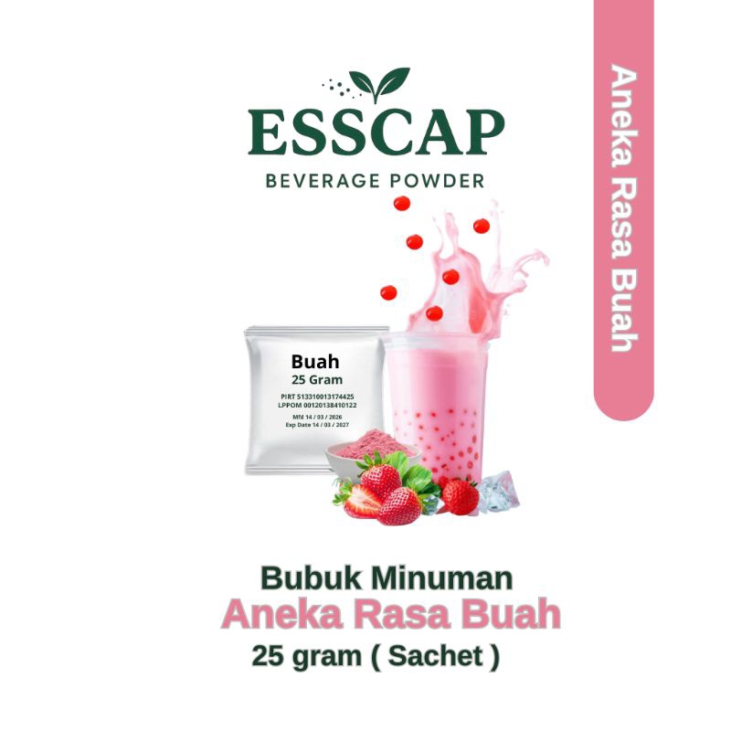 

Bubuk minuman 25 gram Aneka Rasa Buah / Serbuk Minuman Aneka Rasa kekinian / Minuman Instan / Drinks Powder