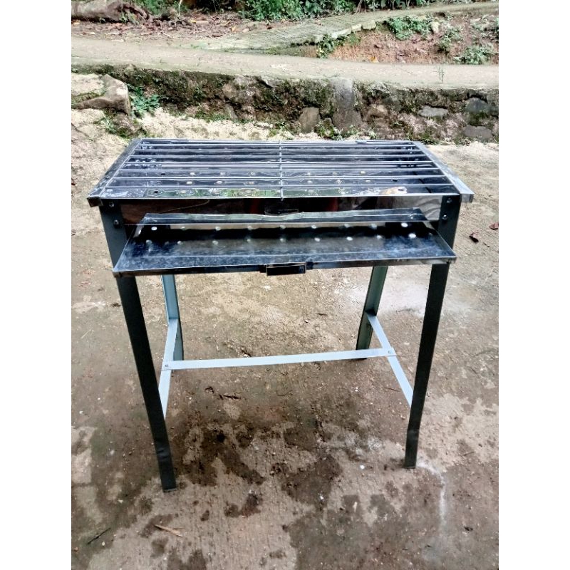 panggangan sate ayam/ikan/daging/Bakaran sate kaki stainless steel