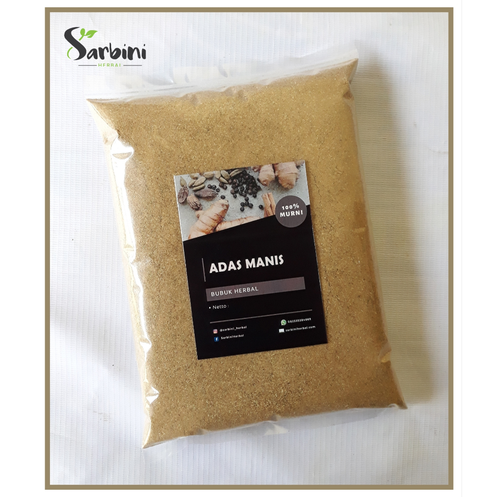 

Biji Adas Manis Bubuk 100 gram / 250 gram / Serbuk Adas Manis Garansi Terjamin 100% Asli Murni / Fennel Powder / Simplisia Kering Biji Adas Manis / Ekstrak Biji Adas Manis Grade A / Jamu Herbal Biji Adas Manis Tradisional / Jamu Tanpa Bahan Pengawet