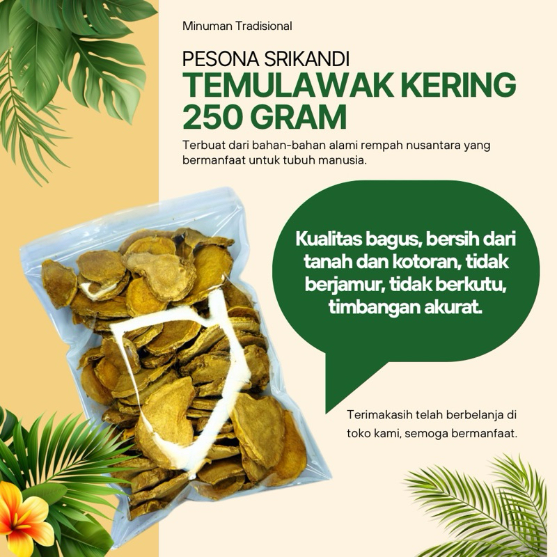 

Temulawak Kering 250 Gram