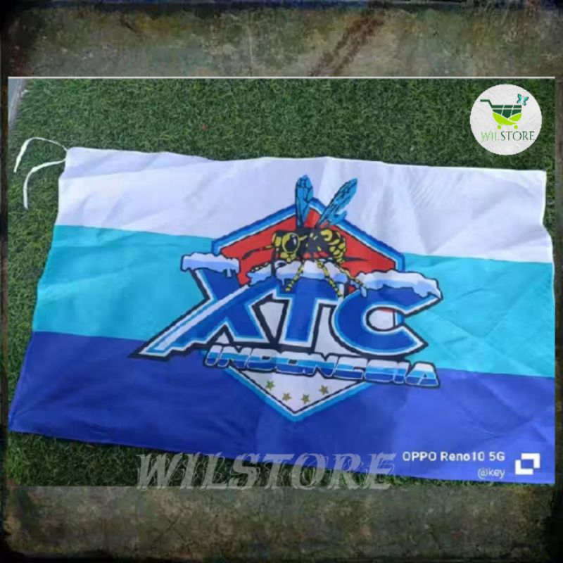 BENDERA XTC FULLPRINTING BENDERA XTC LOGO LEBAH