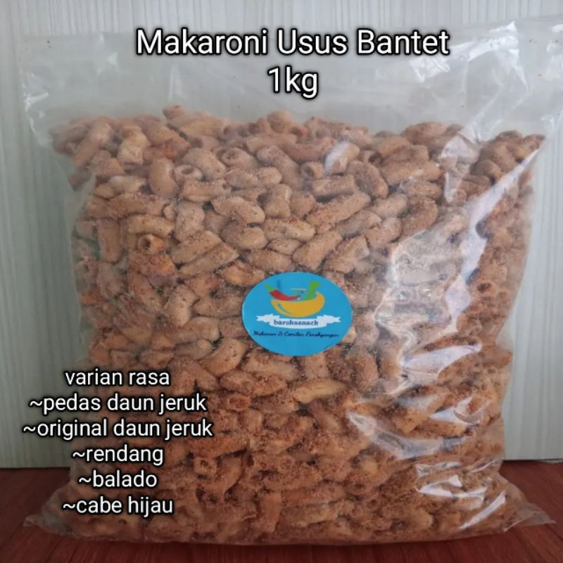 

Baroka.99 Makaroni Usus Bantet Pedas Daun Jeruk 1 Kg