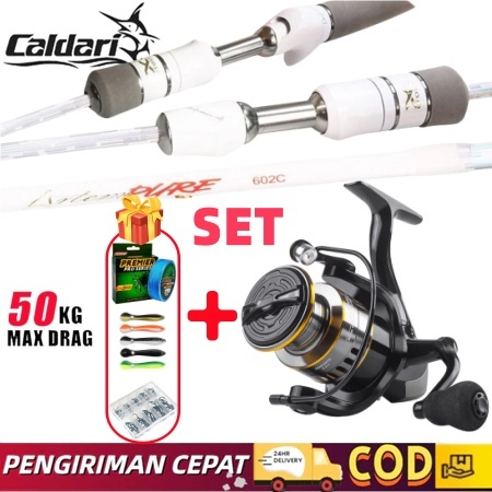 ArtemisPure Fishing Combo Set - Joran + Reel + Aksesoris Lengkap - Perlengkapan Mancing Premium