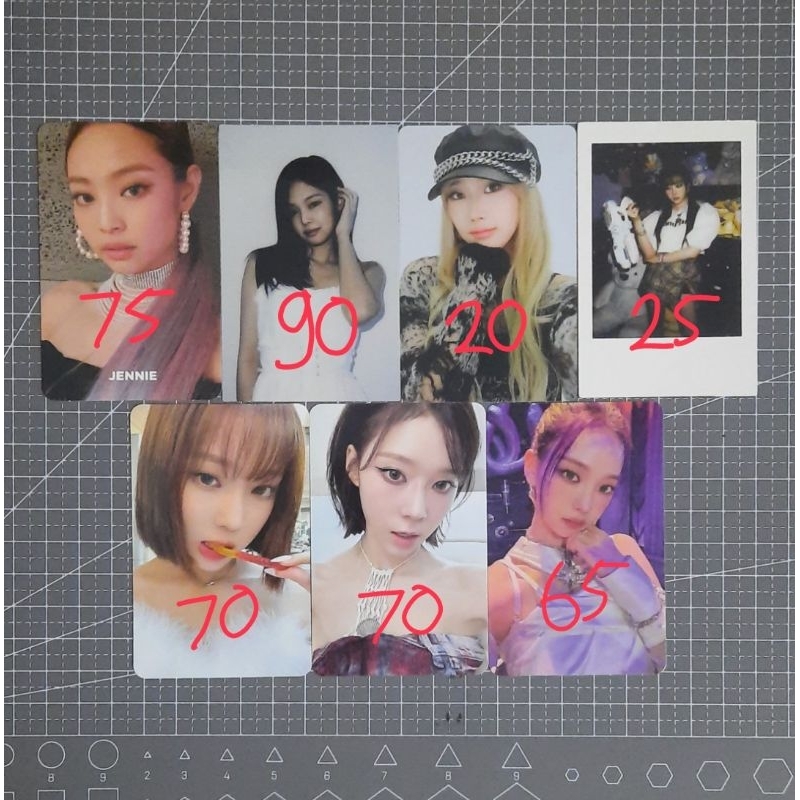 [nego, free pc off✅]PHOTOCARD OFFICIAL GIRL GROUP BLACKPINK AESPA JENNIE THE ALBUM WINTER CHRISTMAS 