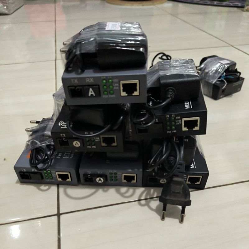 HTB single A atau B media converter single