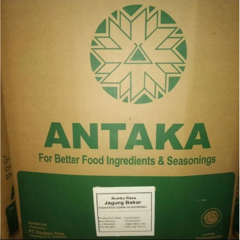 

Bumbu Tabur Antaka per 1 Dus Karton isi 20 renceng x 100 gram / 200 pcs x @ 100 gr Semua Rasa 1 dus / karton