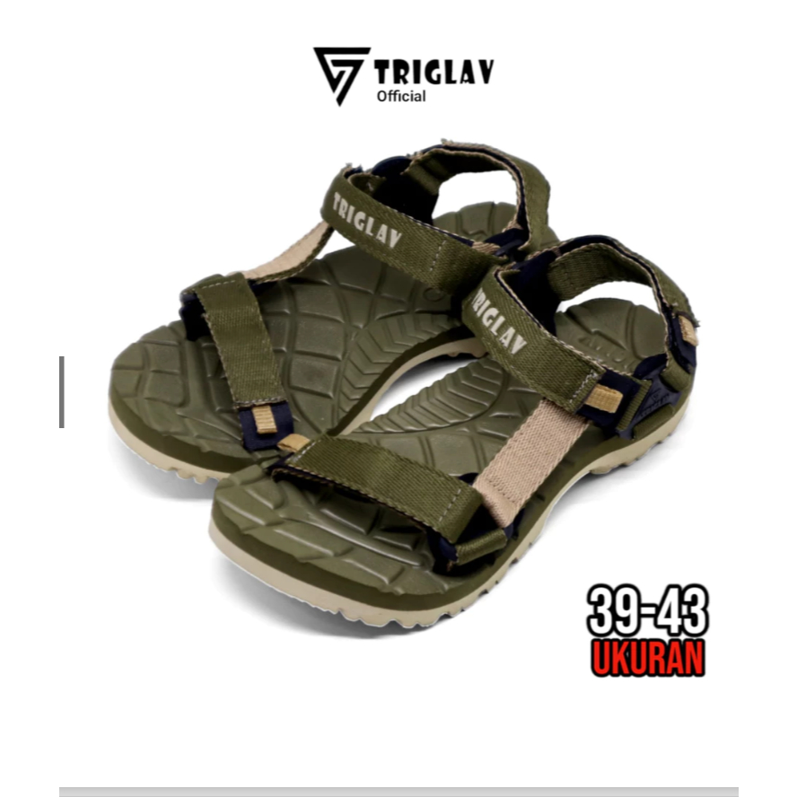 TRIGLAV - Sandal Gunung Premium Cowok Casual (100% Original TRIGLAV)