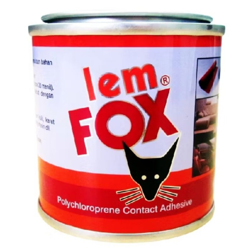 

lem fox kaleng 70g 70 gram lem kuning lem kaleng original kemasan ekonomis