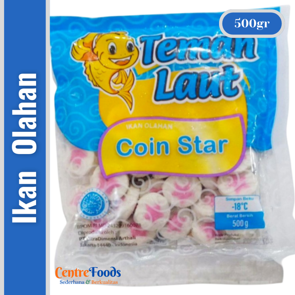 

Ikan Olahan - Coin Star TEMAN LAUT | 500gr [ Harga Per BKS ]