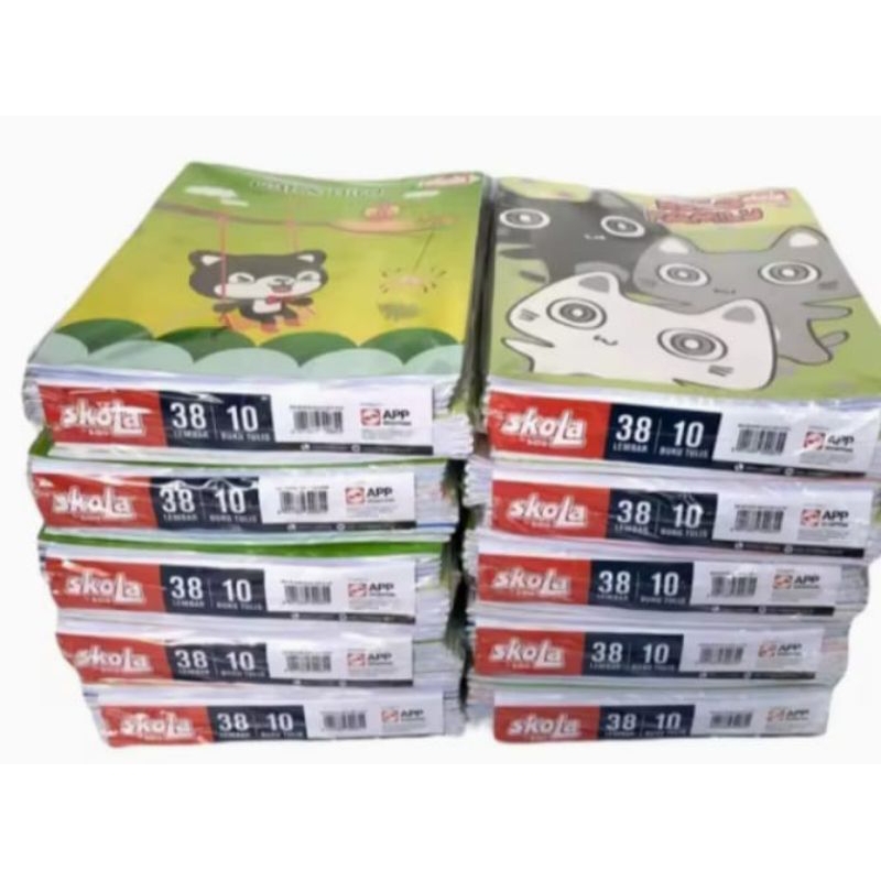 

Buku Tulis Skola By Sidu ( 38 Lembar 1pack Isi 10 Buku ) JunDW
