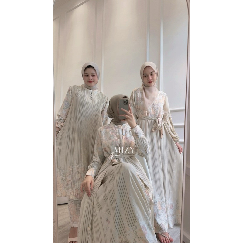 SAFIA ENOLA BIANKA ELENIA  MAXI Trend pakaian terbaru dress muslim baju gamis klok line cantik ootd 