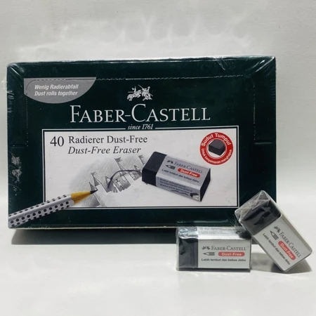 

PENGHAPUS PENSIL FABER CASTELL KECIL HITAM 1 PAK