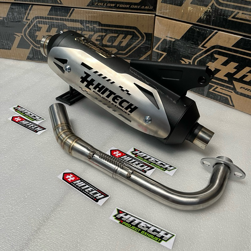 knalpot mio standart racing original HITECH PROJECT EXHAUST fullsystem