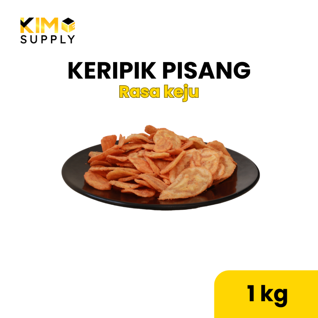 

KERIPIK PISANG KEJU (1KG) snack cemilan makanan kekinian termurah