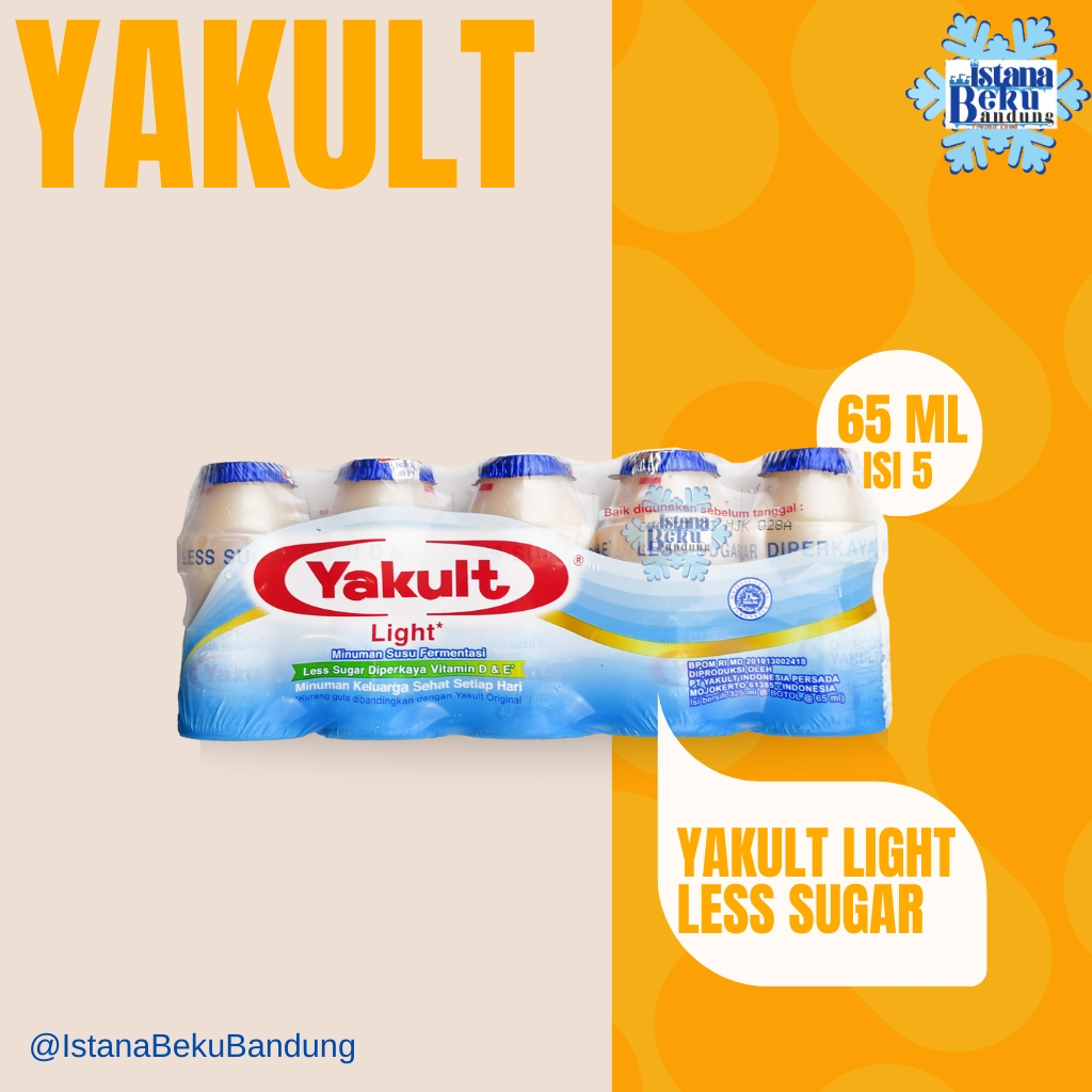 

Yakult Light isi 5pcs (65ml per pcs)
