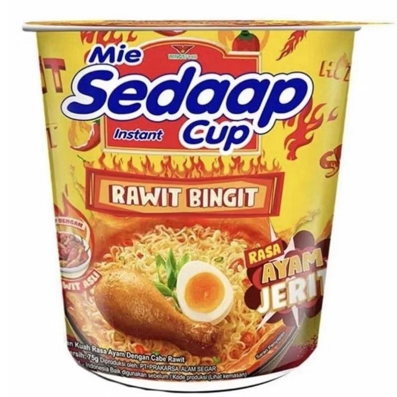 

Sedaap Mi Instan Cup Rasa Ayam Jerit 81 gram Batam