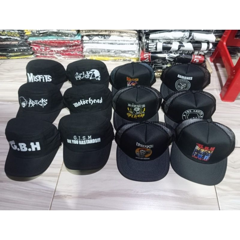 topi jaring dan topi komando