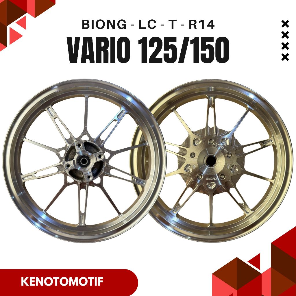Biong Velg Palang 10 Model KingSpeed - Vario 110 - Vario 125 - Vario 150 | LC T | 14 x 160 / 185