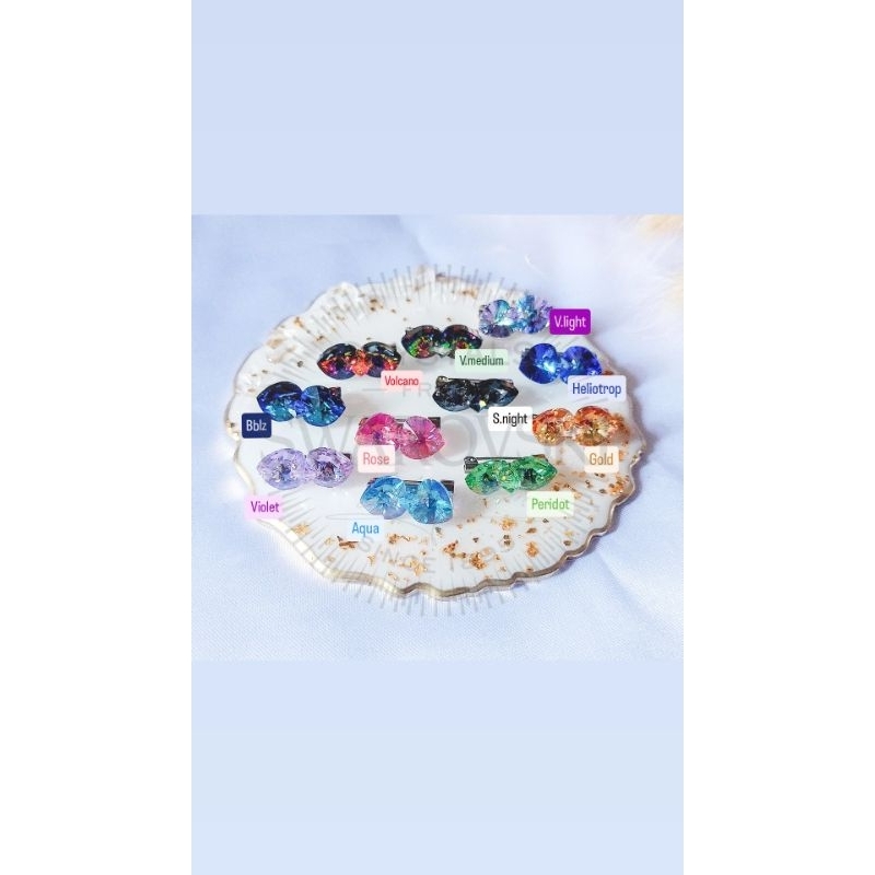 Peniti Love / Peniti Kristal Swarovski