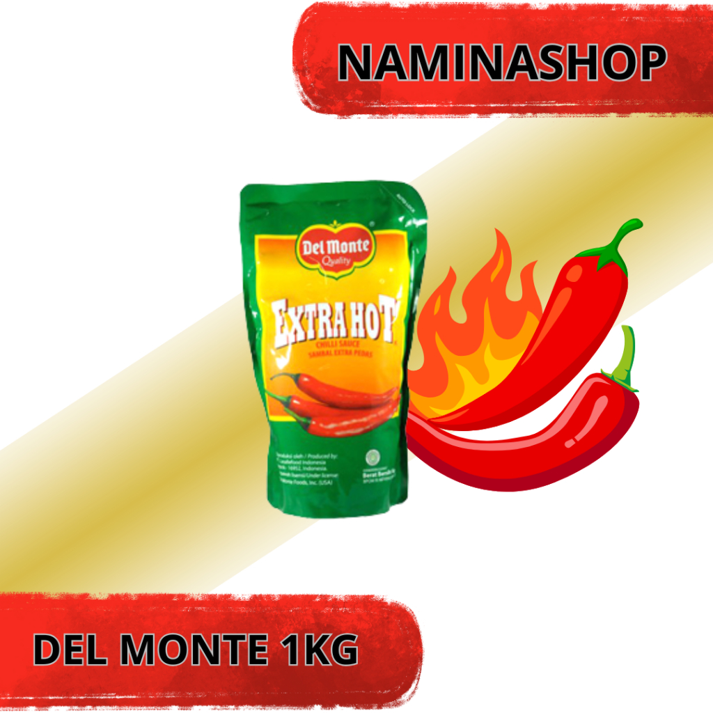 

DELMONTE CHILI SAUCE EXTRA HOT PCH 1kg