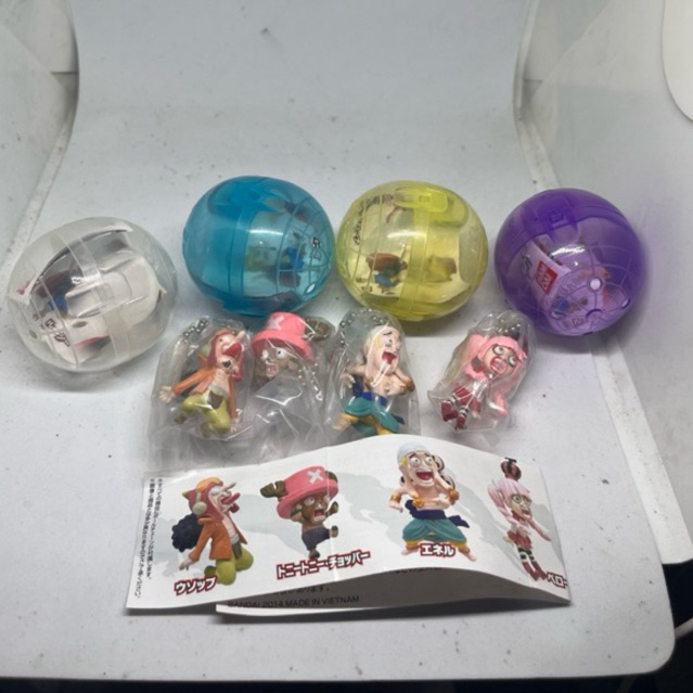 Gachapon One Piece Chopper Enel Perona Ussop suprise ganci gantungan kunci keychain keyholder naruto