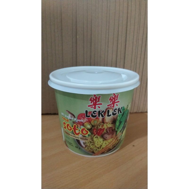 

[Vegan] Mie Cup Lek Lek Soto