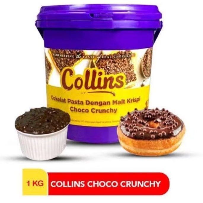 

Collins Cruncy 1kg Coklat Topping Isian Selai crunchy