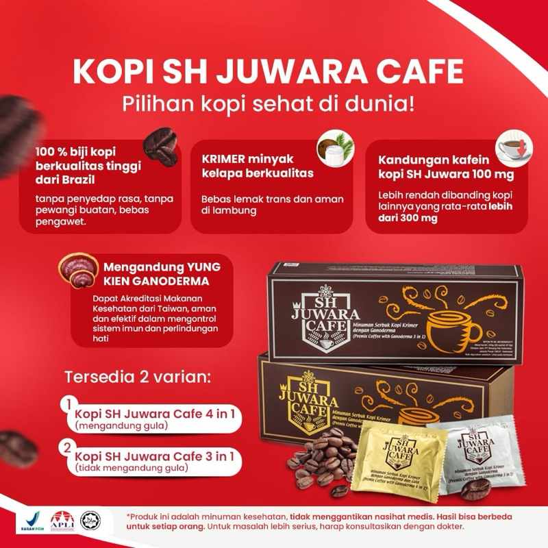 

SH JUWARA CAFE/3in1 yang pahit/4in1 yang manis/1 SACHET @12rb